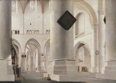 Interno della Grote Kerk, Amsterdam, c.1637 da Pieter Janszoon Saenredam